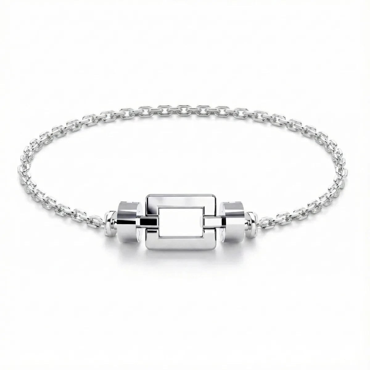 Opus Classic 925 Silver Chain Link Bracelet, view 10 – Viktor Alexander