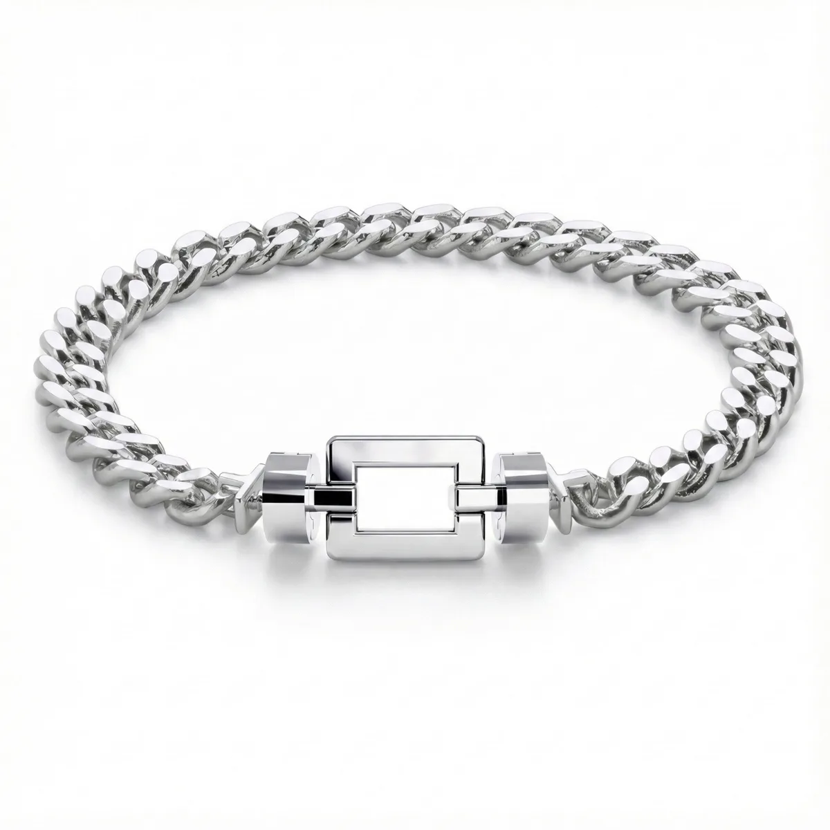 Opus Classic 925 Silver Chain Link Bracelet, view 14 – Viktor Alexander