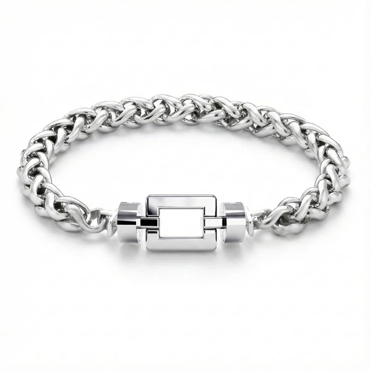 Opus Classic 925 Silver Chain Link Bracelet, view 19 – Viktor Alexander