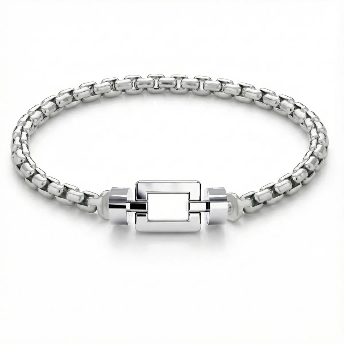 Opus Classic 925 Silver Chain Link Bracelet, view 20 – Viktor Alexander