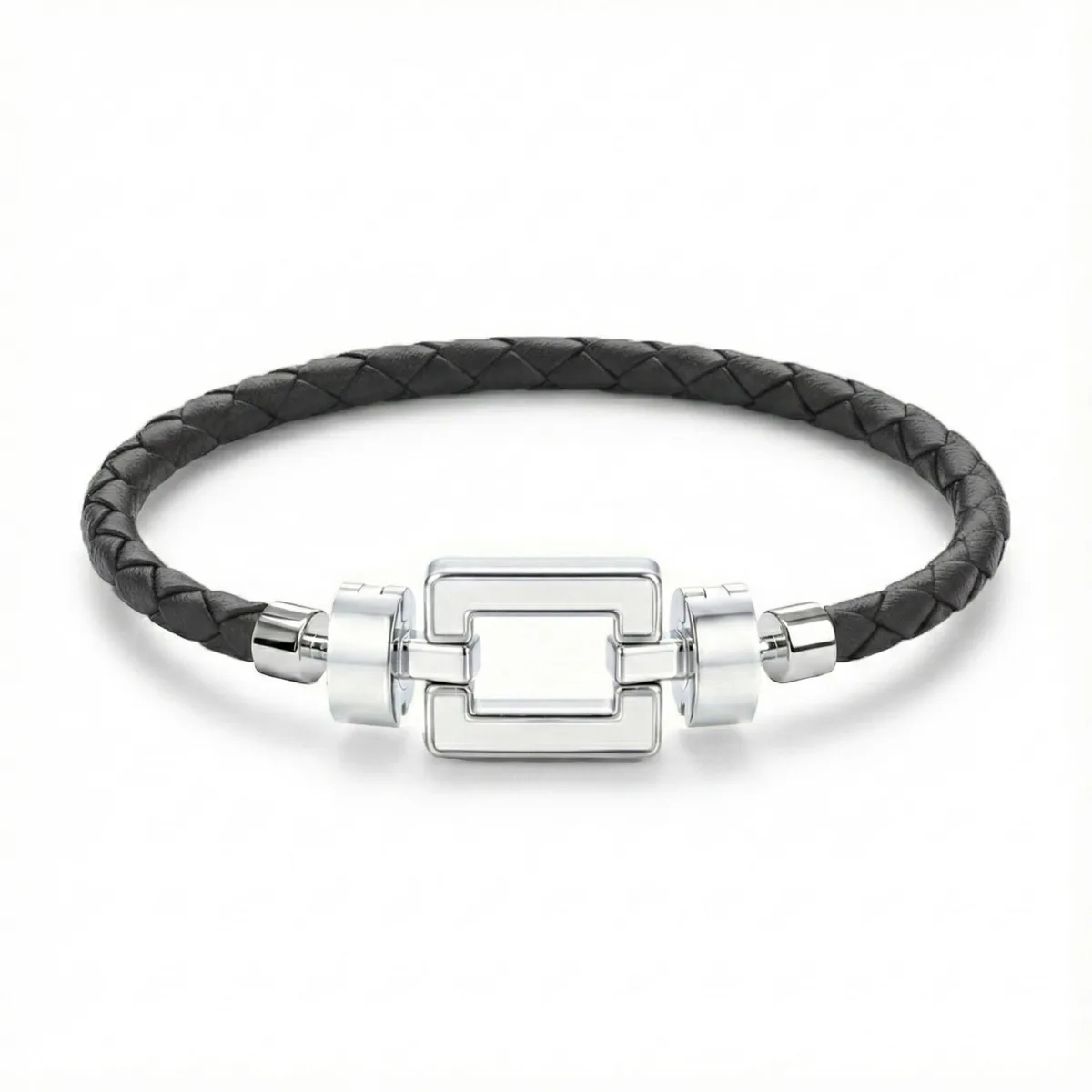 OPUS Metier D’art 925 White Enamel with Red Calf Bracelet, view 3 – Viktor Alexander