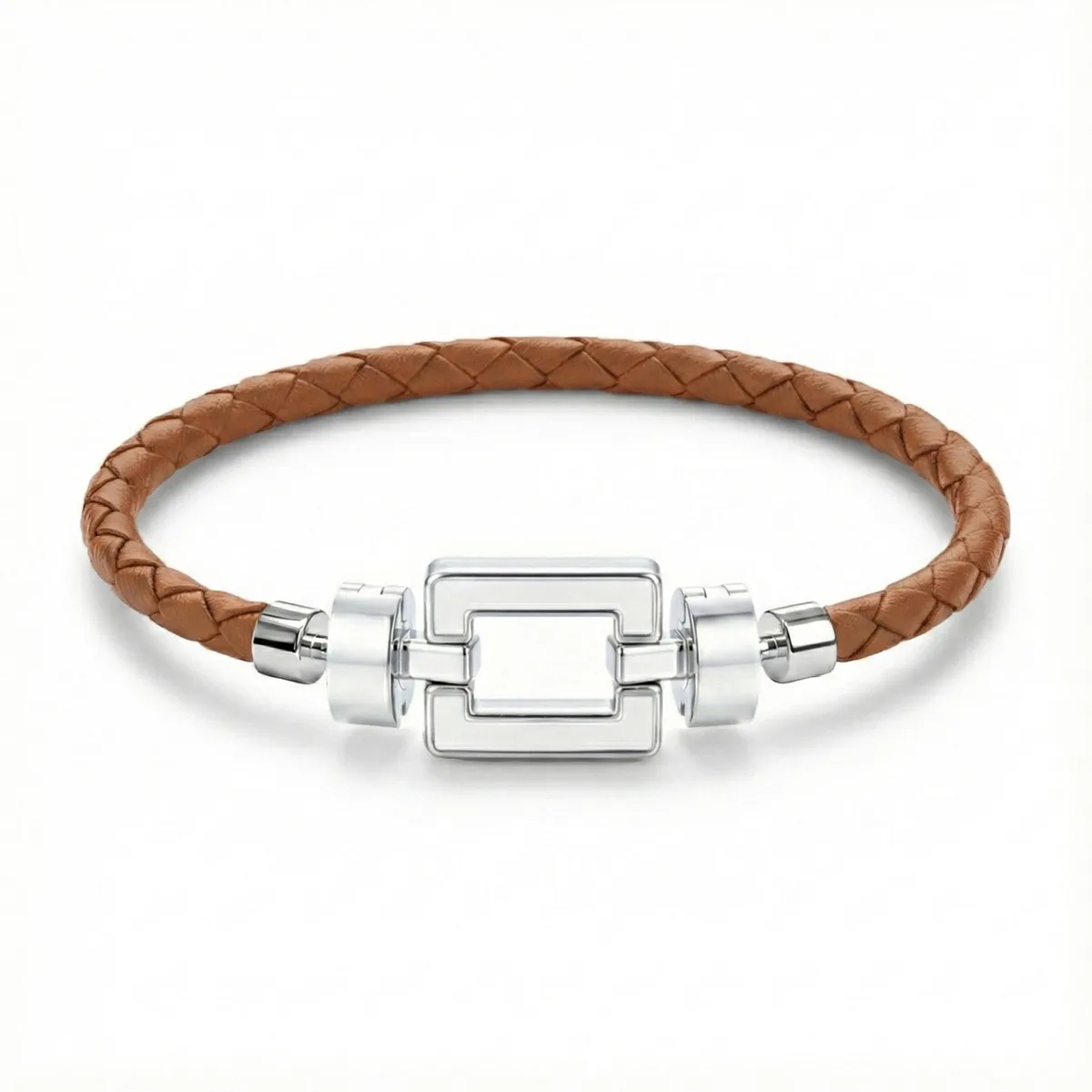 OPUS Metier D’art 925 White Enamel with Red Calf Bracelet, view 6 – Viktor Alexander
