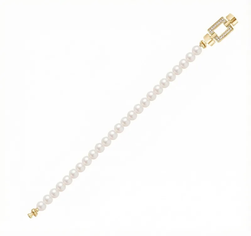 Opus Pavé 18-carat 6mm Gemstone Bracelet