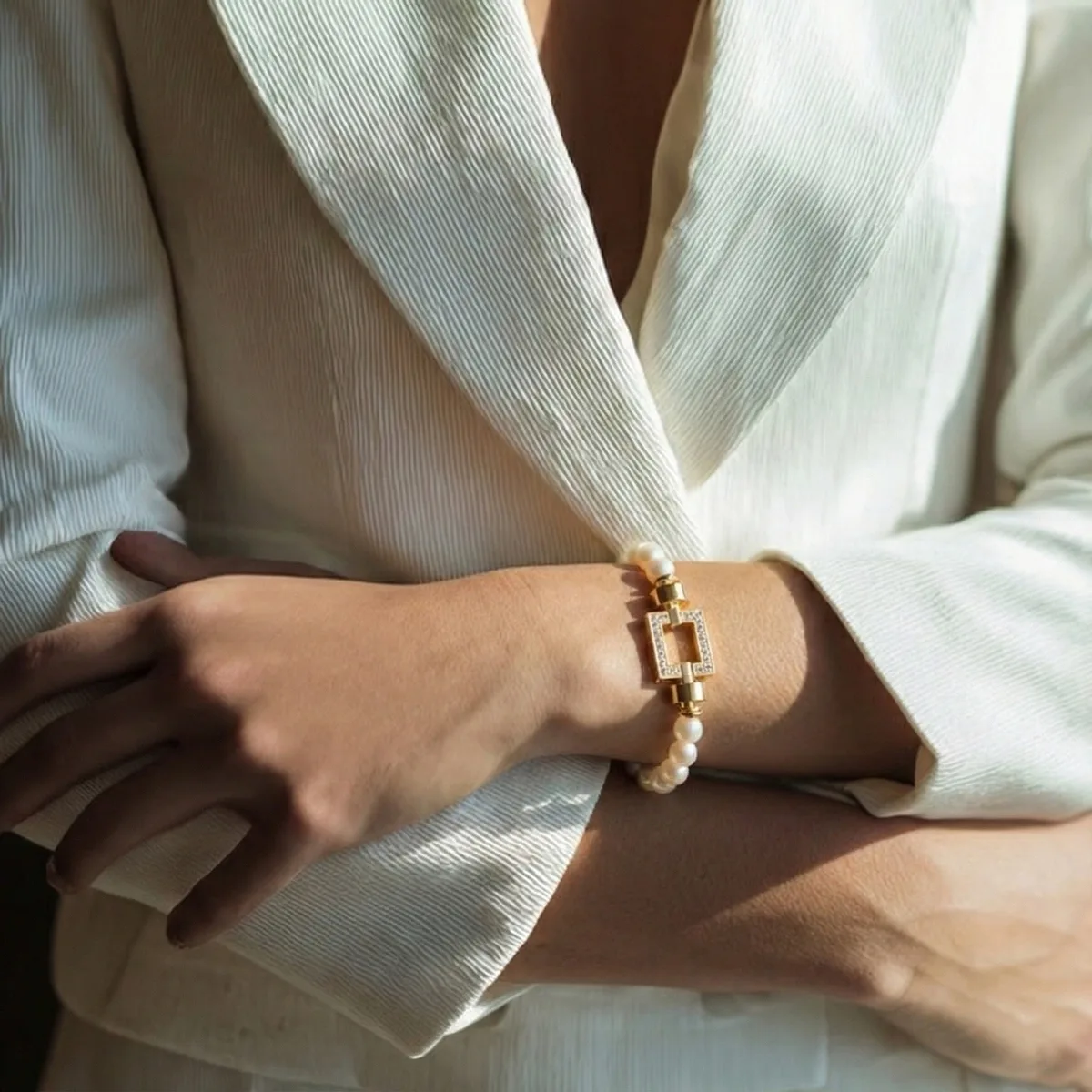 Opus Pavé 18-carat 6mm Gemstone Bracelet, view 8 – Viktor Alexander