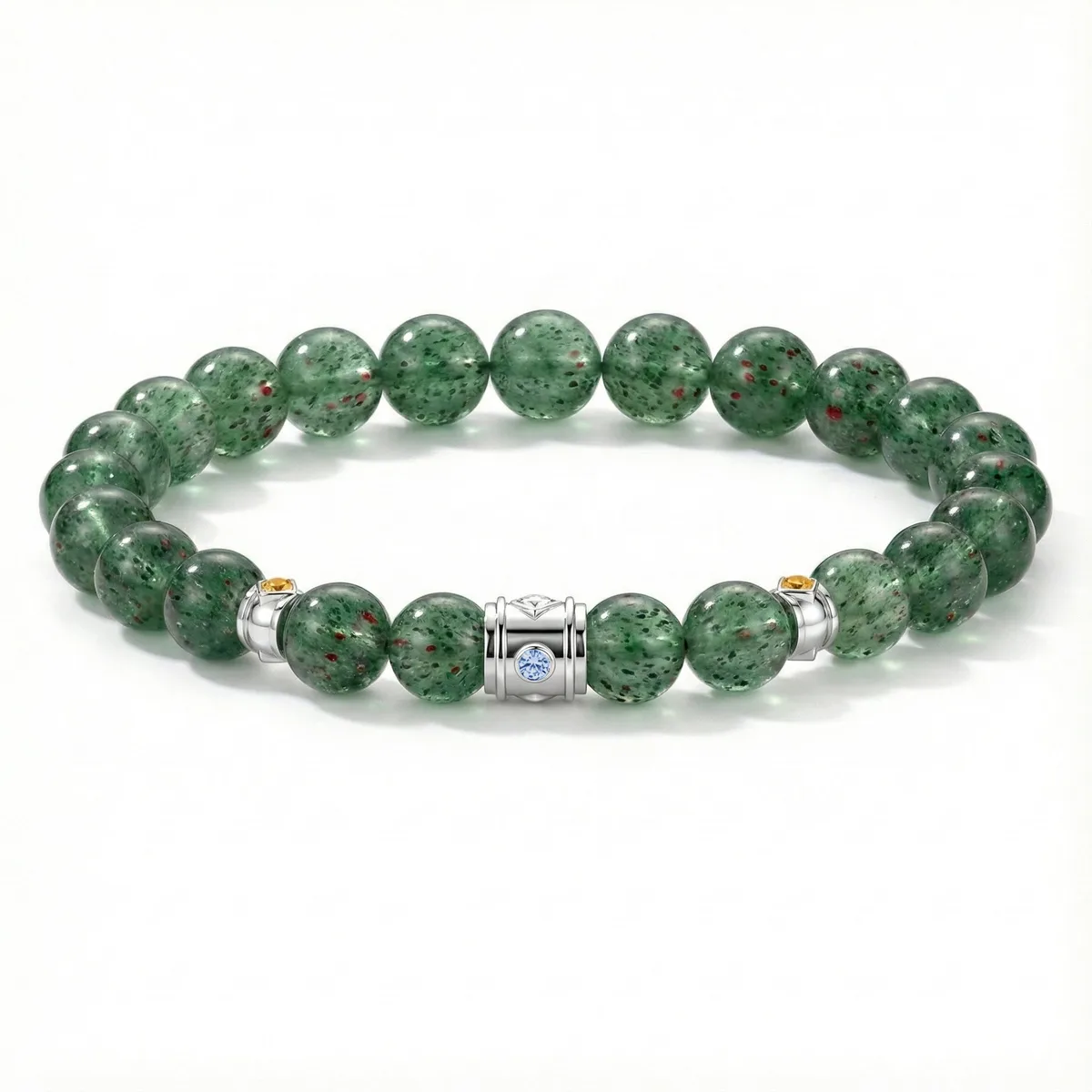 OROBORO XIII- GREEN STRAWBERRY QUARTZ, view 2 – Viktor Alexander