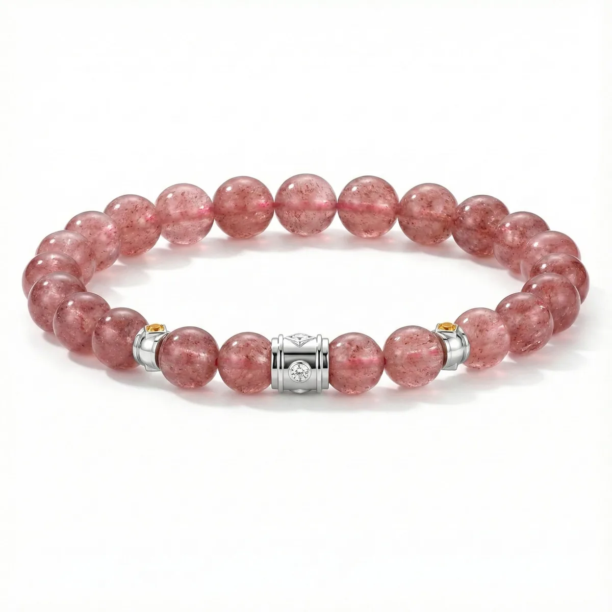 OROBORO XIII- STRAWBERRY QUARTZ, view 2 – Viktor Alexander