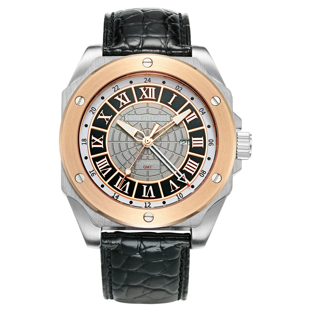 Ref.8200 GMT Dualtimer Automatic Watch – Viktor Alexander