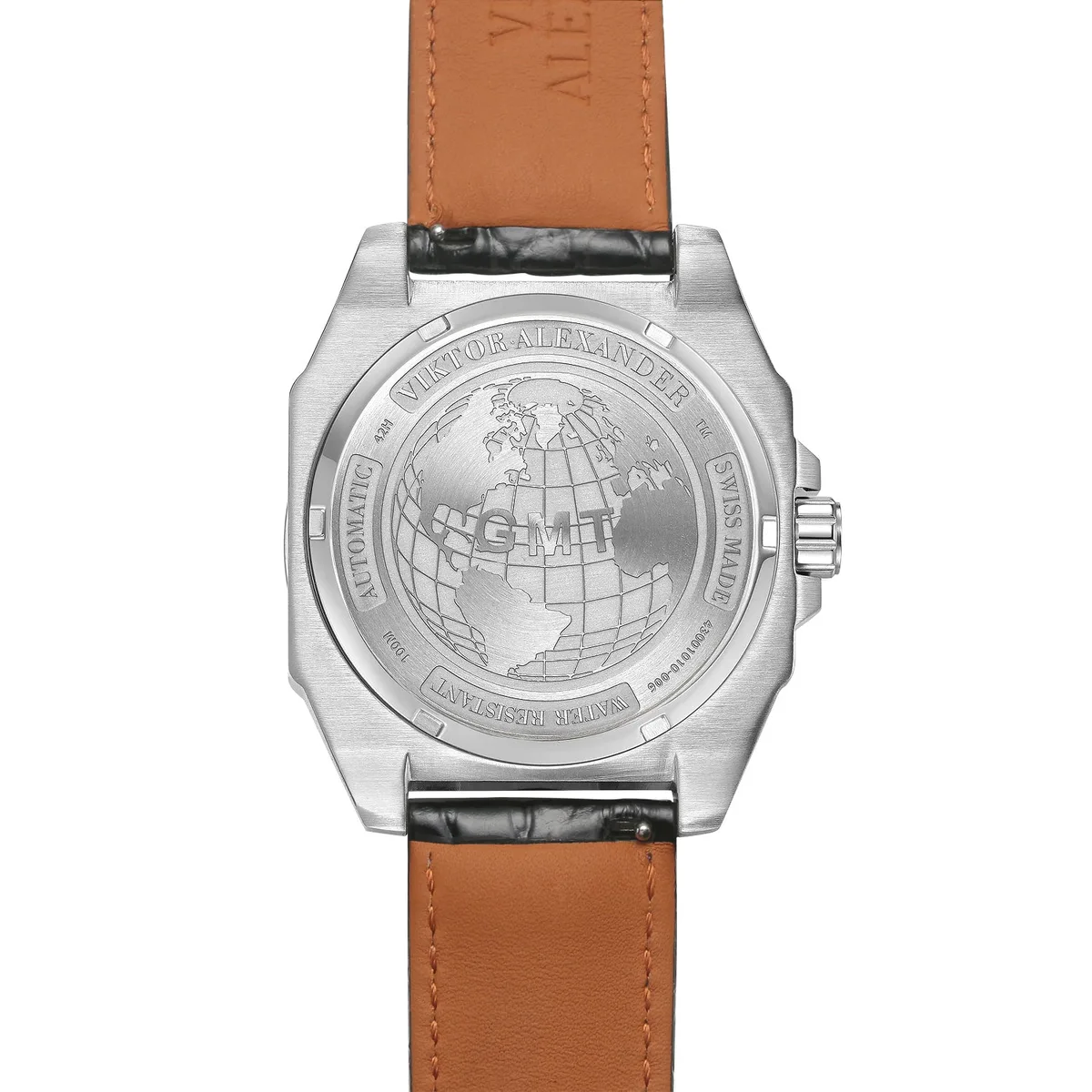 Ref.8200 GMT Dualtimer Automatic Watch, view 3 – Viktor Alexander