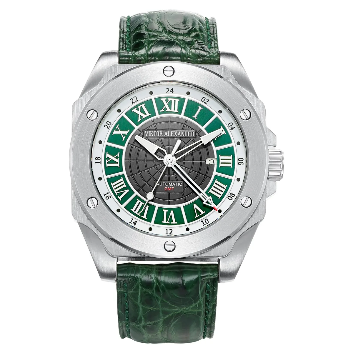 Ref.8210 GMT Dualtimer Automatic Watch – Viktor Alexander