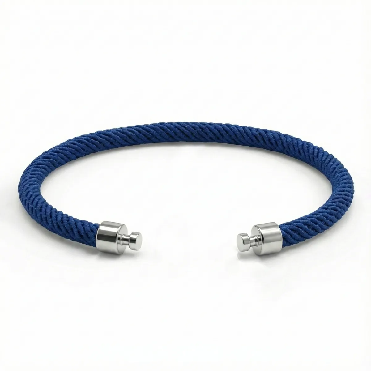 Regalia 4mm Blue Nylon Strap 925 Silver Link – Viktor Alexander