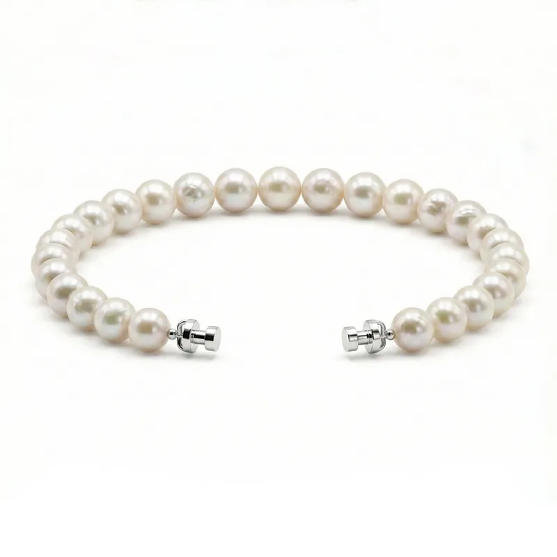 Regalia 6mm Freshwater Pearl Bracelet 925 Silver Link