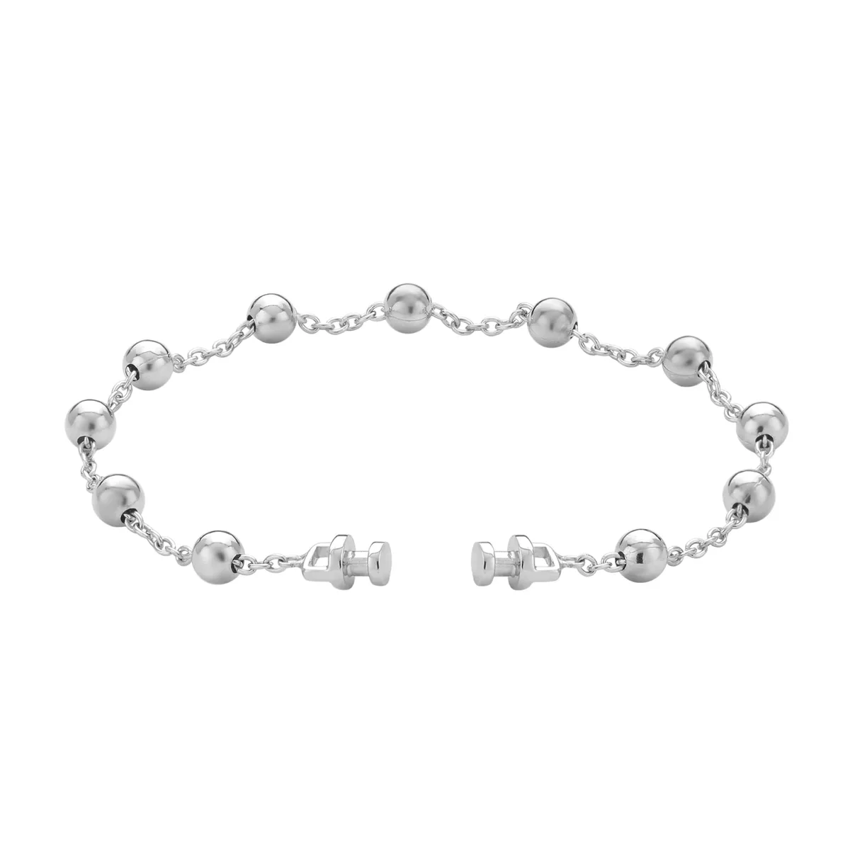 Regalia 925 Silver Ball Chain Link Bracelet – Viktor Alexander