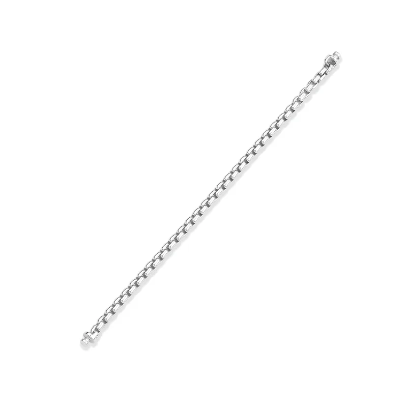 Regalia 925 Silver Diamond Cable L Chain Link Bracelet