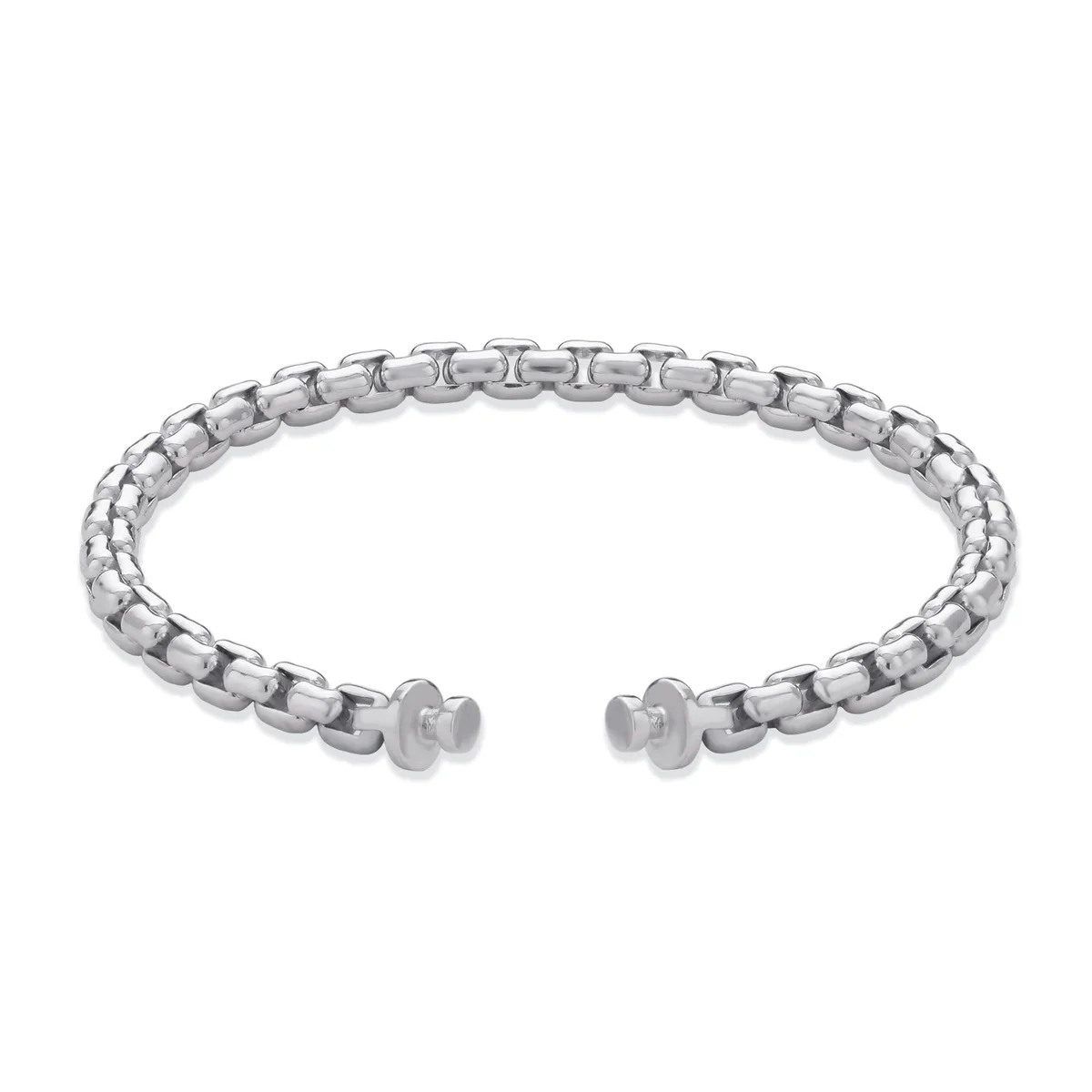 Regalia 925 Silver Magic Box Chain Link Bracelet – Viktor Alexander
