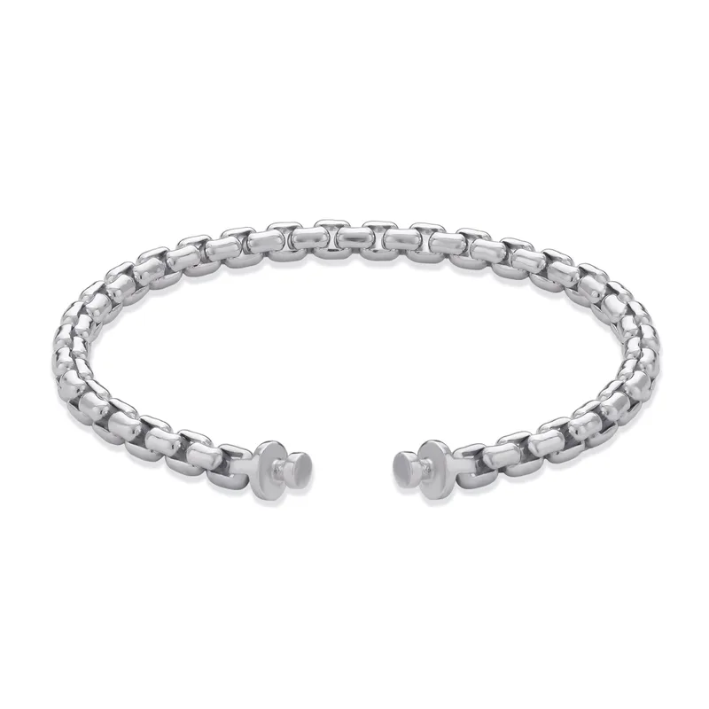Regalia 925 Silver Magic Box Chain Link Bracelet