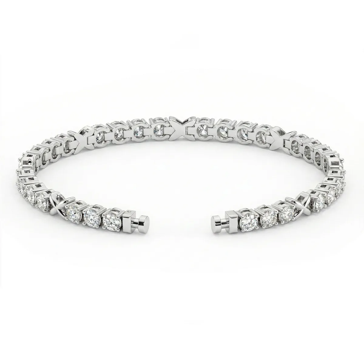 Regalia Platinum PT950 X-R4 Diamond Eternity Bracelet – Viktor Alexander