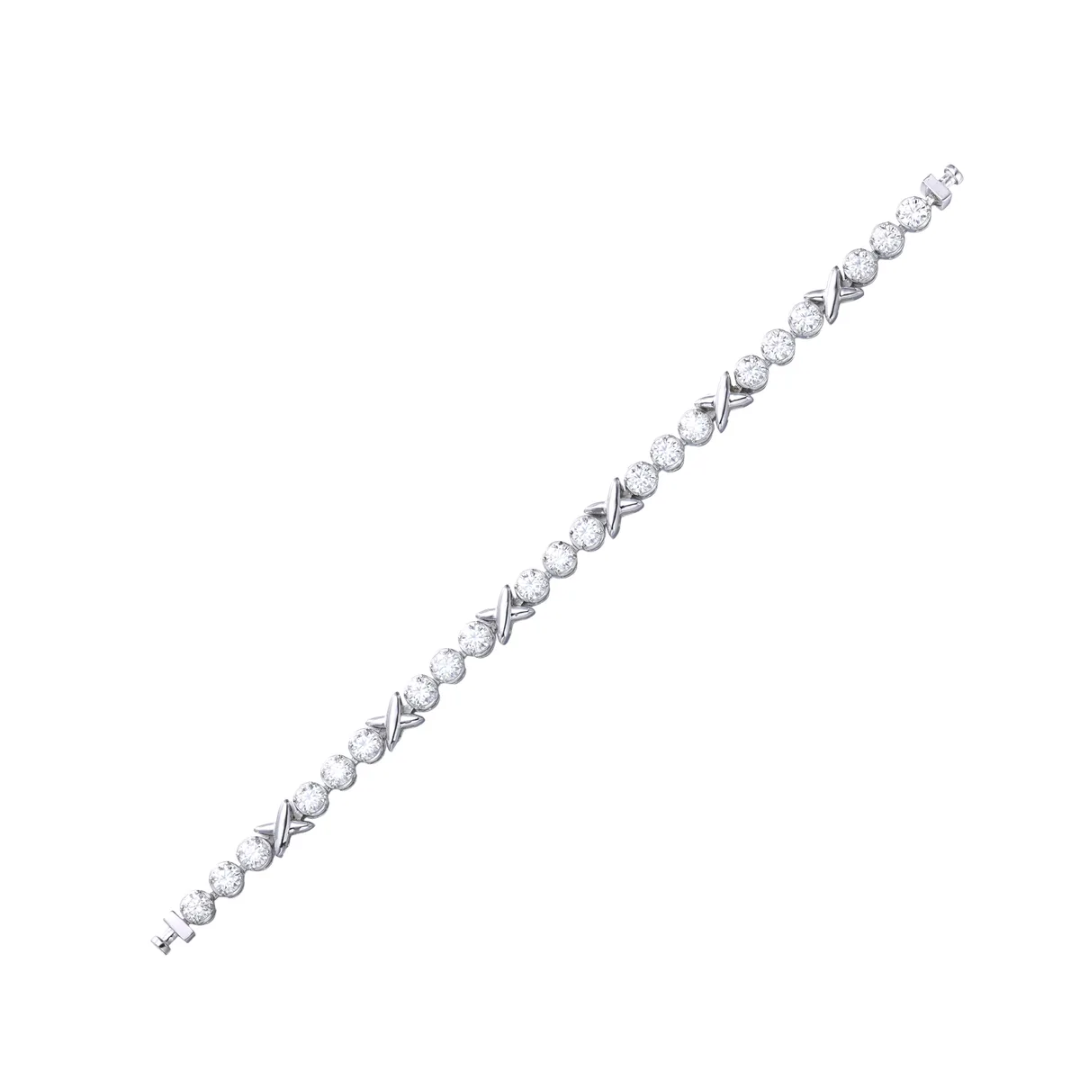 Regalia Platinum PT950 X-R4 Diamond Eternity Bracelet, view 2 – Viktor Alexander