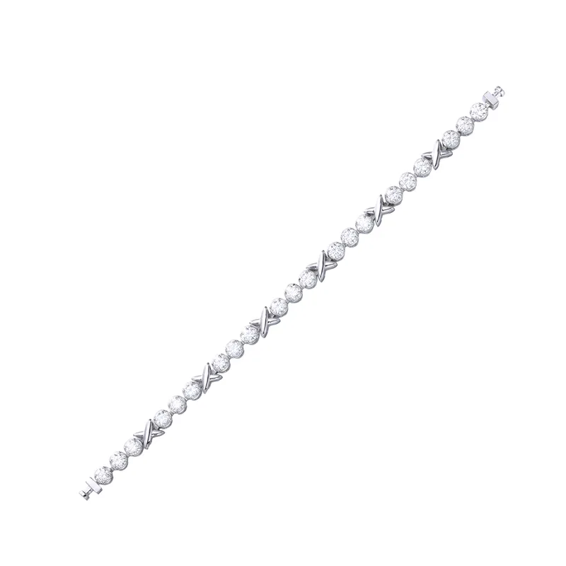 Regalia Platinum PT950 X-R4 Diamond Eternity Bracelet