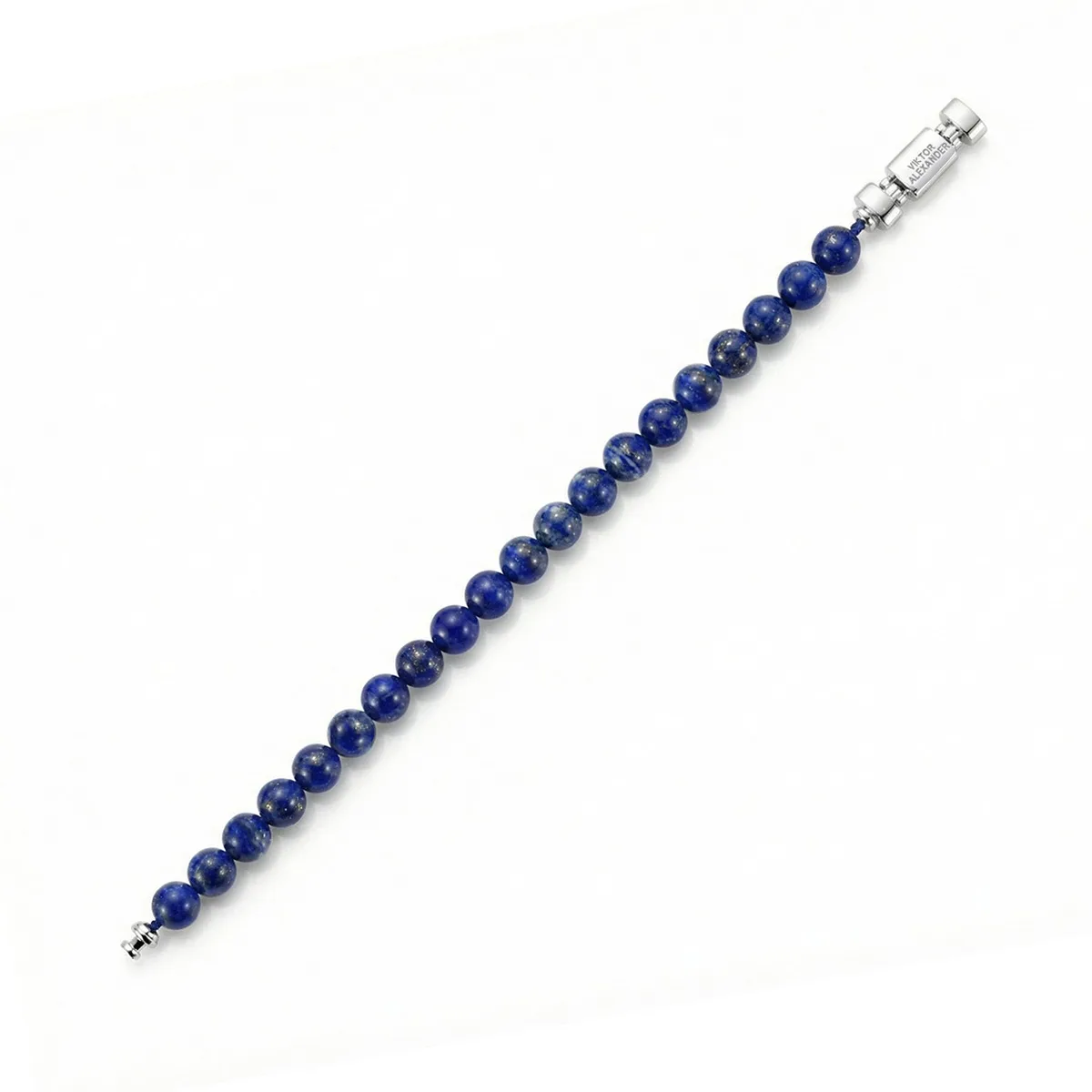 Regalia S 925 Silver with 3 Sizes of Lapis Lazuli Oroboro Bracelet, view 2 – Viktor Alexander