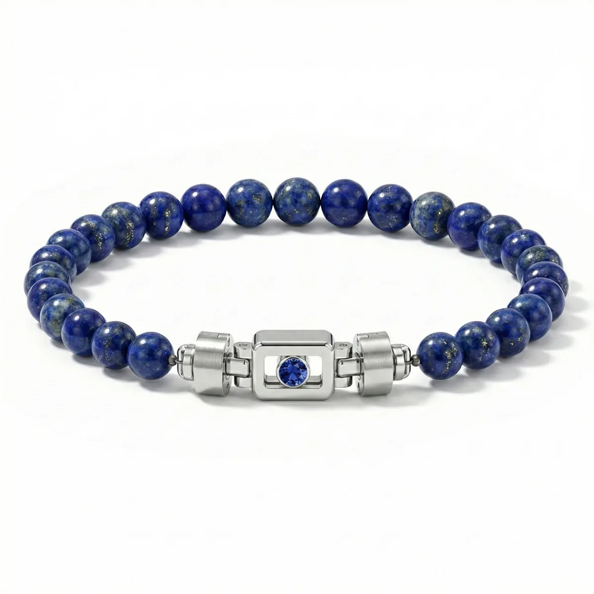 Blue Sapphire 925 Silver with Gemstone XOXO Bracelet – Viktor Alexander