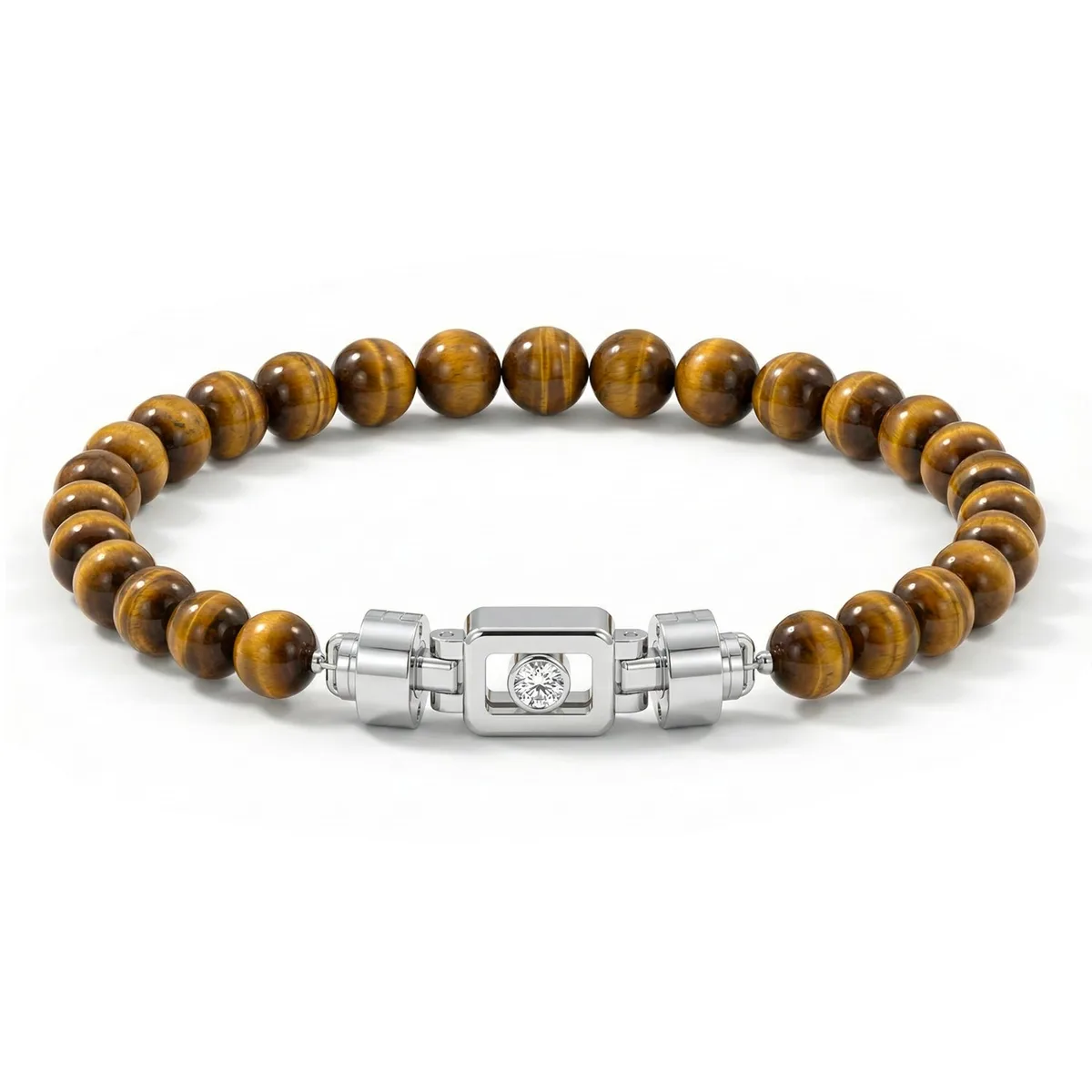 Diamond 925 Silver with Gemstone XOXO Bracelet, view 11 – Viktor Alexander
