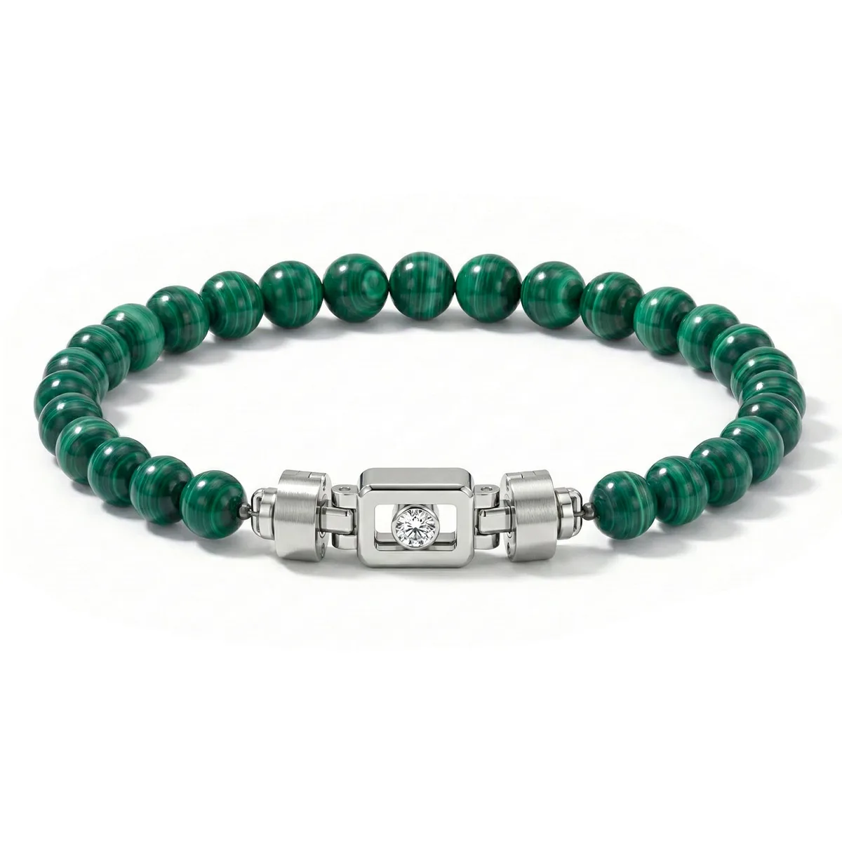 Diamond 925 Silver with Gemstone XOXO Bracelet, view 12 – Viktor Alexander