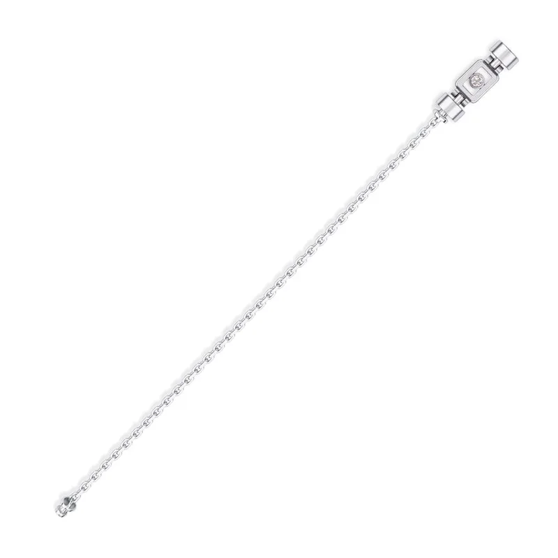 Diamond 925 Silver with Silver Link XOXO Bracelet