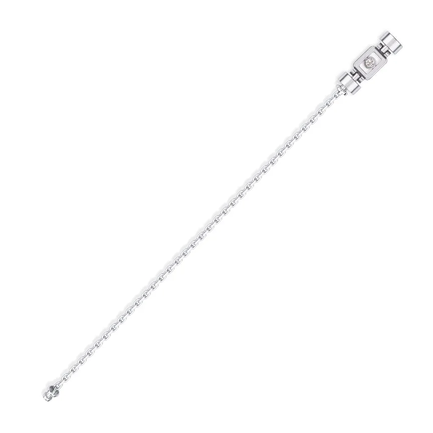 Diamond 925 Silver with Silver Link XOXO Bracelet, view 2 – Viktor Alexander
