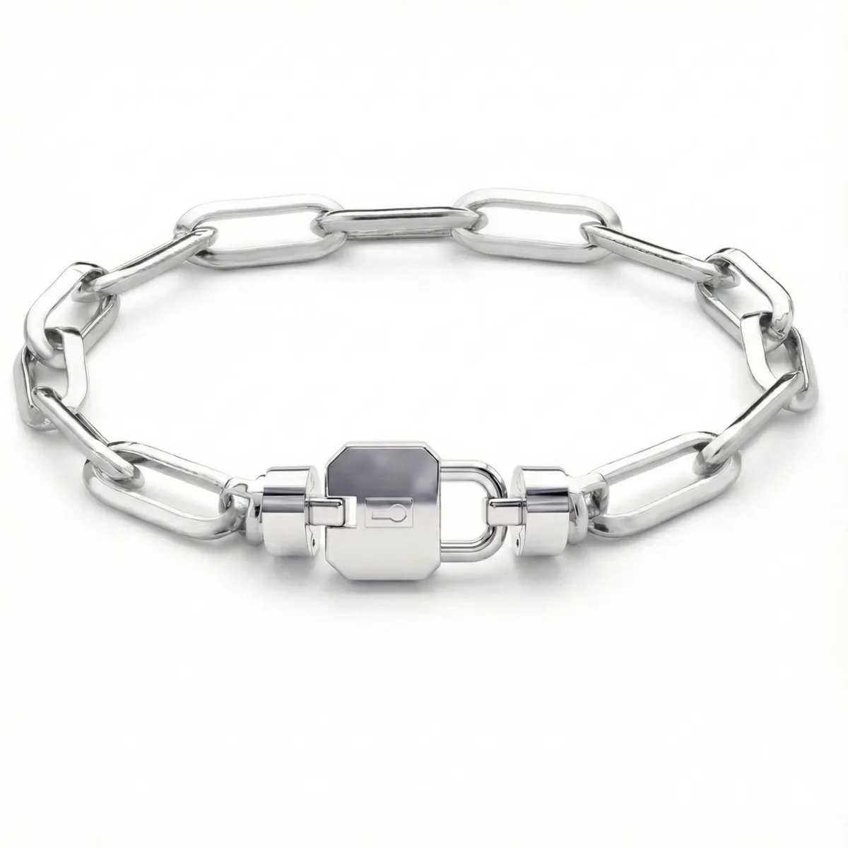 Regalia S Lock 925 Silver Chain Link Bracelet – Viktor Alexander