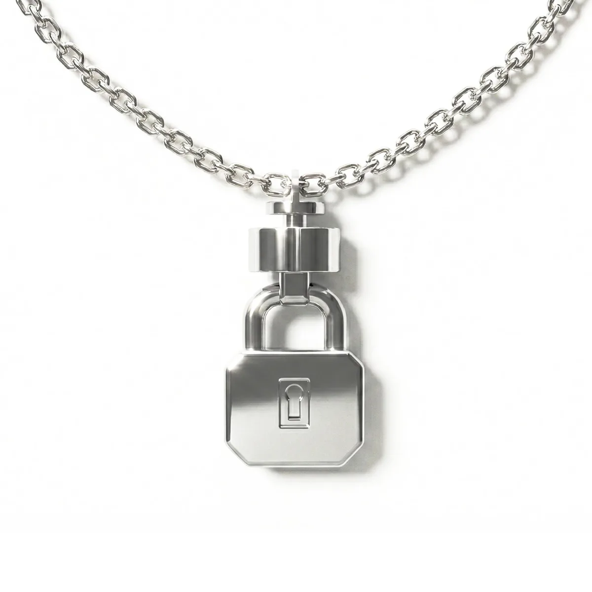 Regalia S Lock 925 Silver Necklace – Viktor Alexander