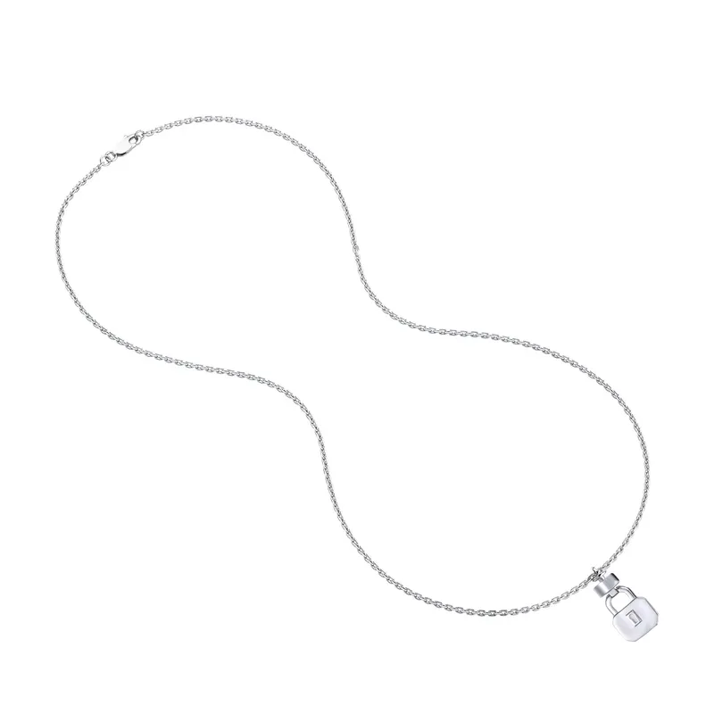 Regalia S Lock 925 Silver Necklace