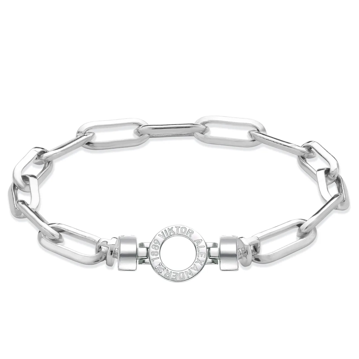 Regalia S R01 925 Silver Chain Link Bracelet, view 10 – Viktor Alexander