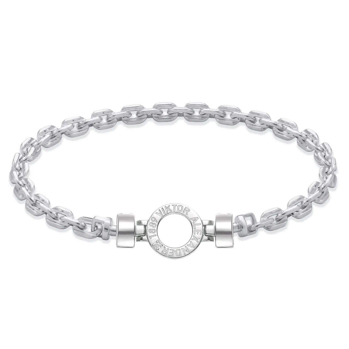 Regalia S R01 925 Silver Chain Link Bracelet, view 11 – Viktor Alexander
