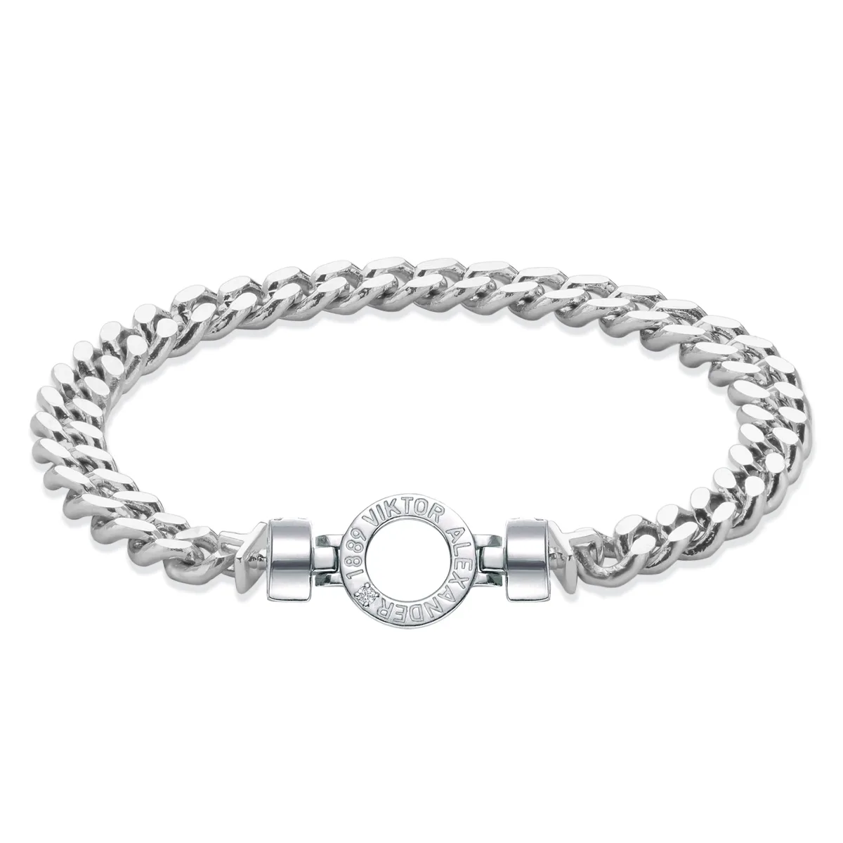 Regalia S R01 925 Silver Chain Link Bracelet, view 13 – Viktor Alexander