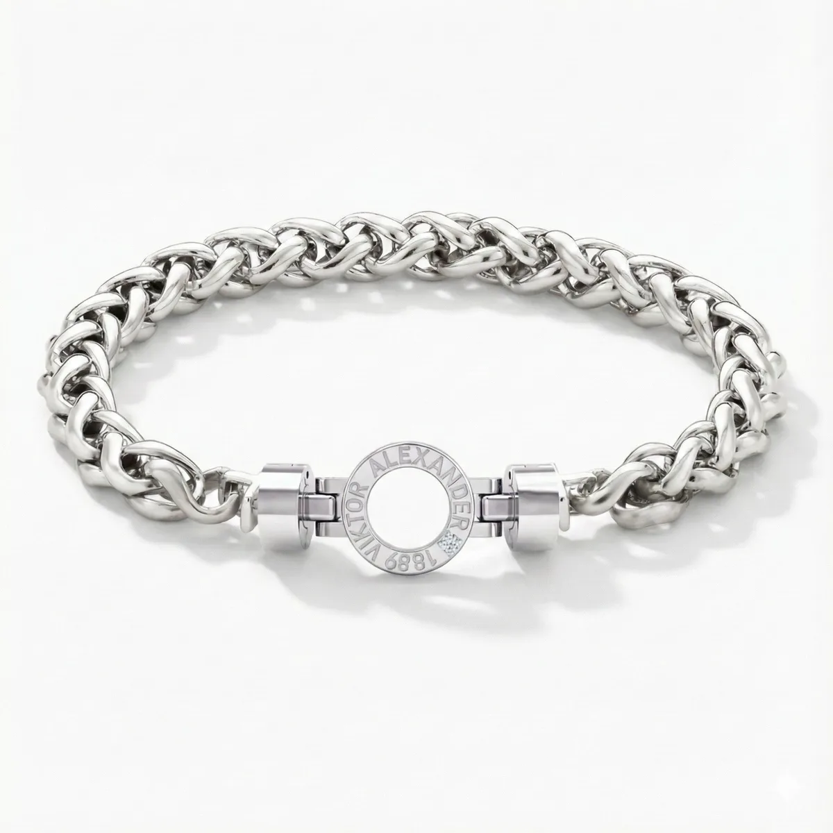 Regalia S R01 925 Silver Chain Link Bracelet, view 9 – Viktor Alexander