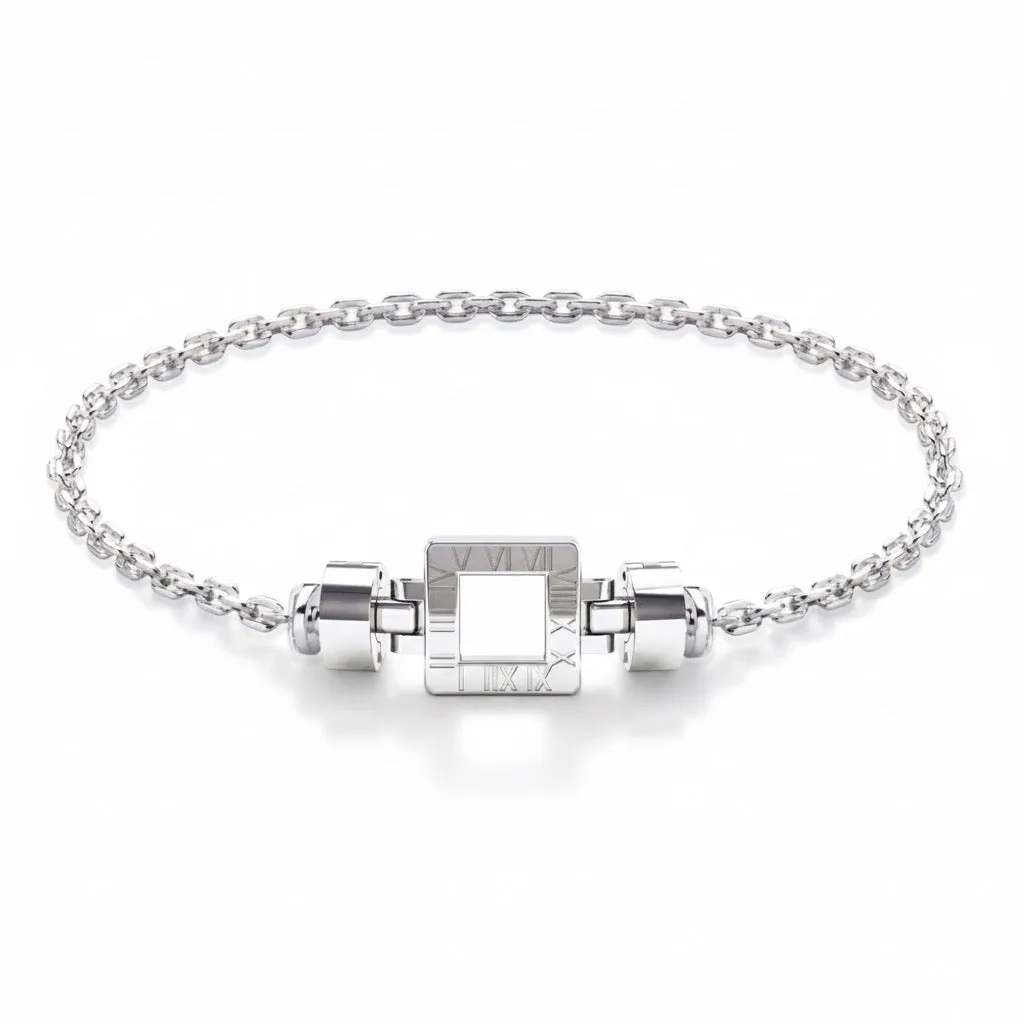 Regalia S S01 925 Silver Chain Link Bracelet, view 2 – Viktor Alexander