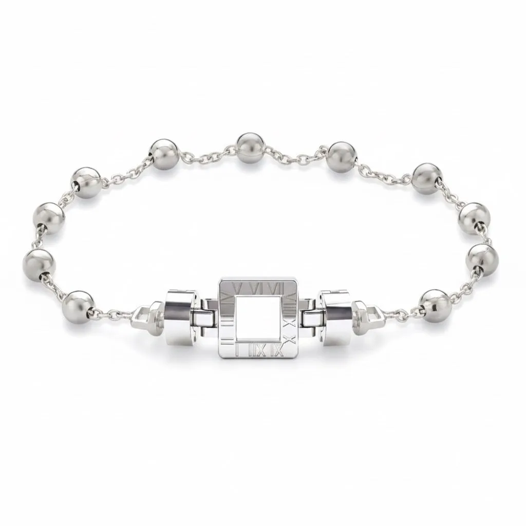 Regalia S S01 925 Silver Chain Link Bracelet, view 3 – Viktor Alexander