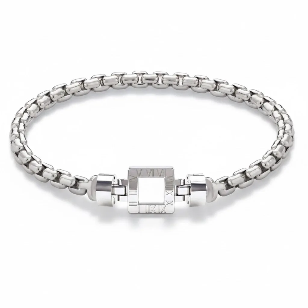 Regalia S S01 925 Silver Chain Link Bracelet, view 4 – Viktor Alexander