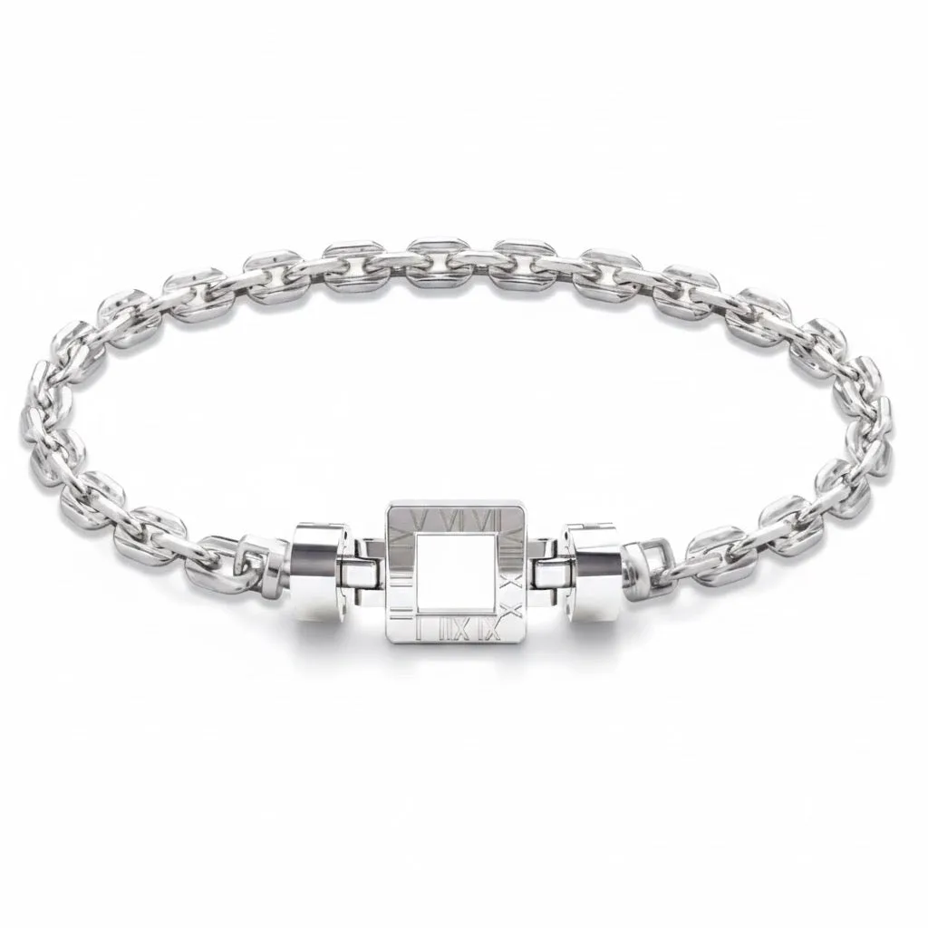 Regalia S S01 925 Silver Chain Link Bracelet, view 5 – Viktor Alexander