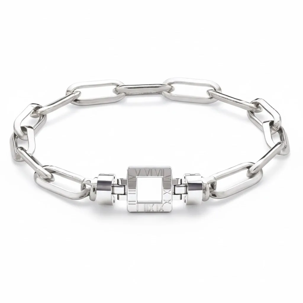 Regalia S S01 925 Silver Chain Link Bracelet, view 6 – Viktor Alexander