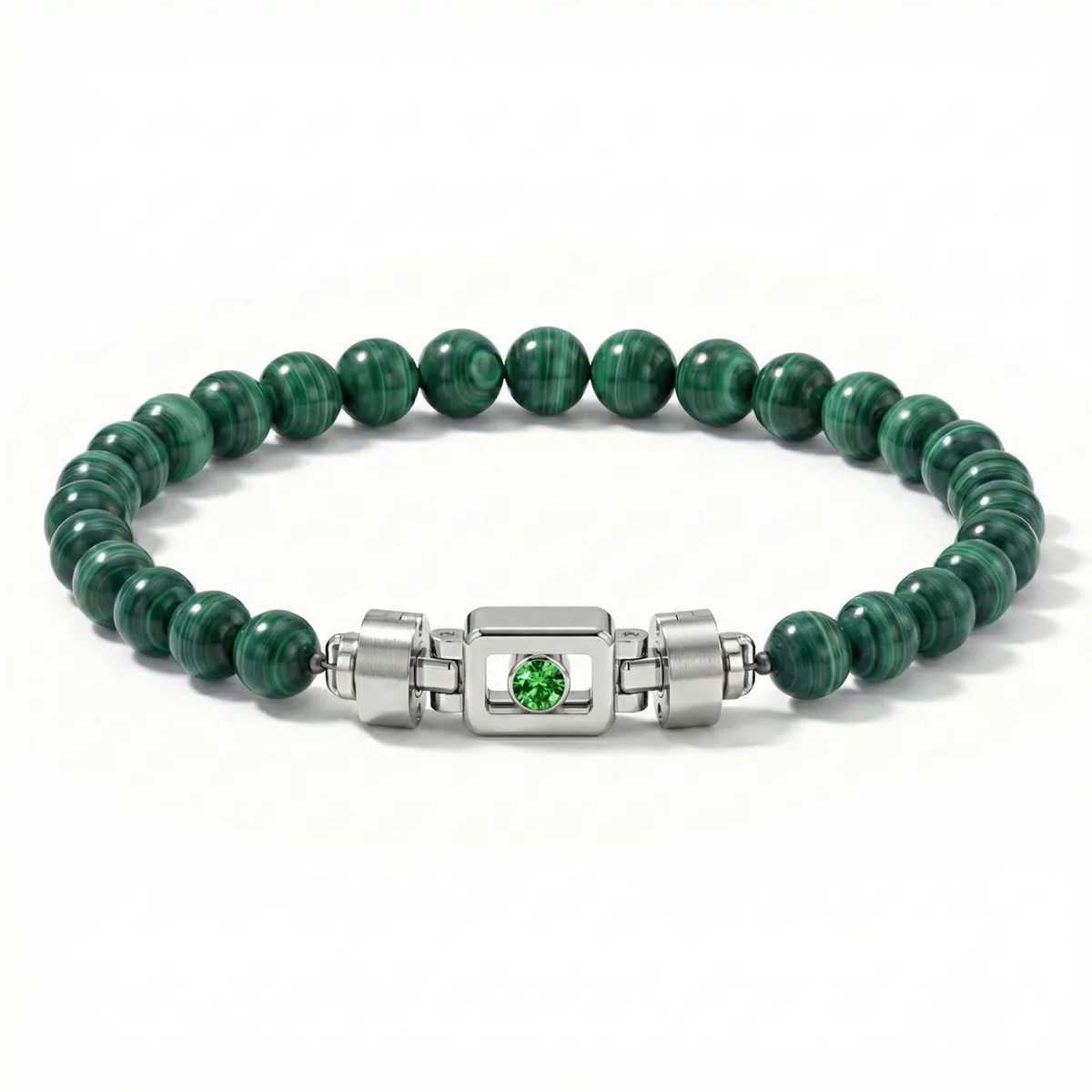 Tsavorite 925 Silver with Gemstone XOXO Bracelet – Viktor Alexander
