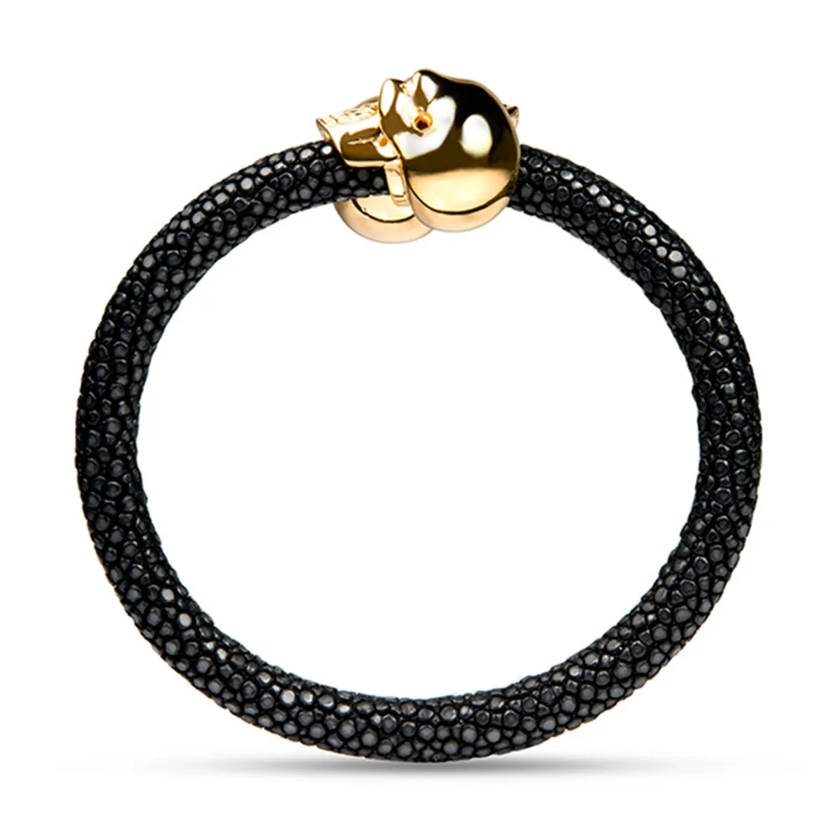 Skull 925 Ruby Stingray Bracelet, view 7 – Viktor Alexander